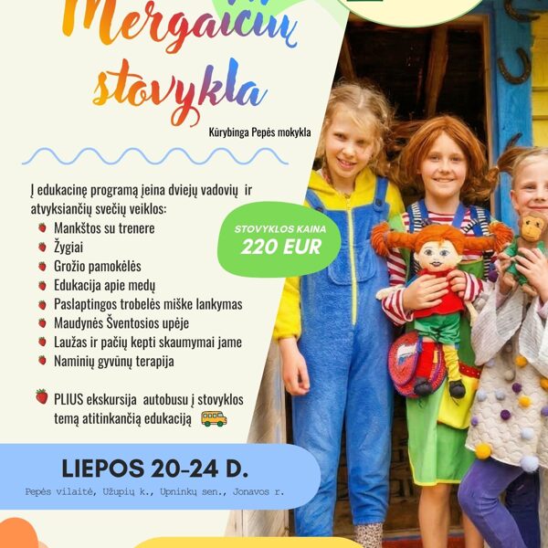 MERGAIČIŲ dieninė stovykla