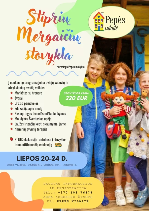 MERGAIČIŲ dieninė stovykla